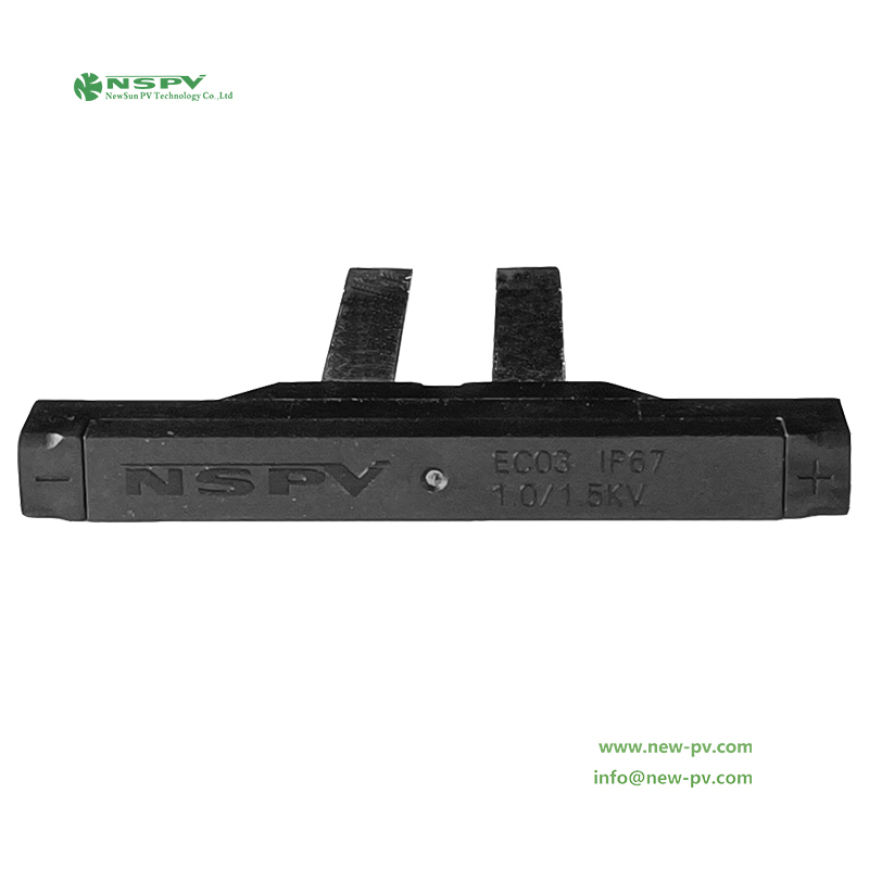 PV edge connector for bifacial modules EC03