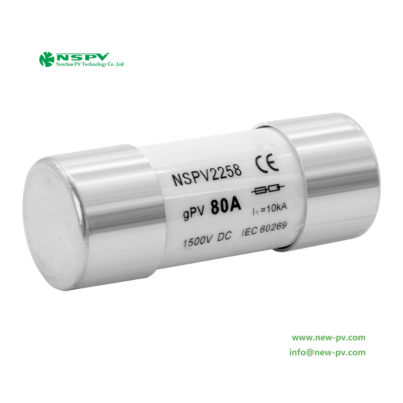 1500VDC Solar fuse for solar system protection max.80A