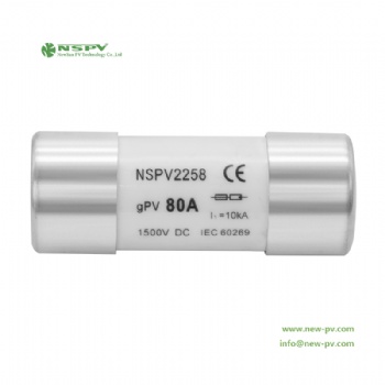 1500VDC Solar fuse for solar system protection max.80A