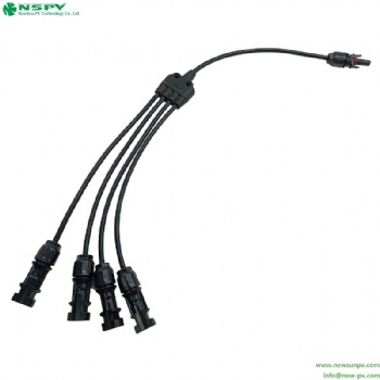 Solar cable assembly 4in1