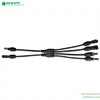 Solar cable assembly 4in2