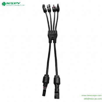 Solar cable assembly 4in2