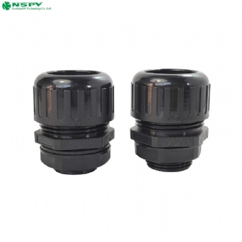 Solar plain screwed adaptor 25mm cable gland connector